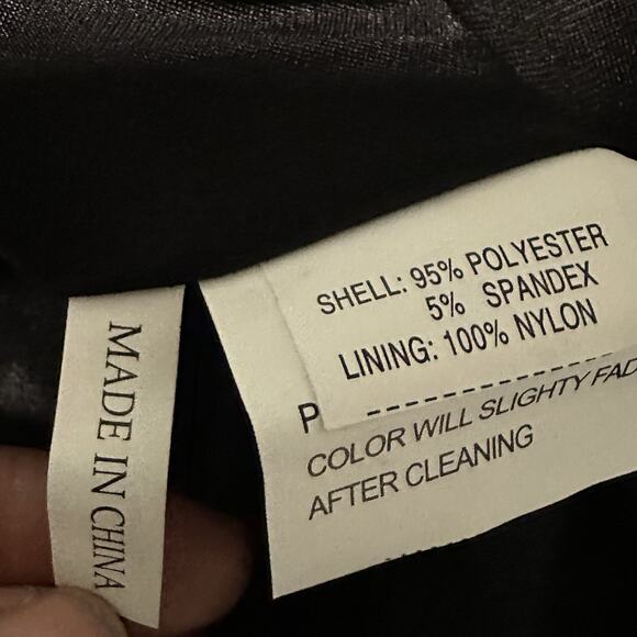 Mandalay Gown 12 Maxi Mermaid V-Neck Ruffle Satin Black NWT Fairygoth - Picture 12 of 13